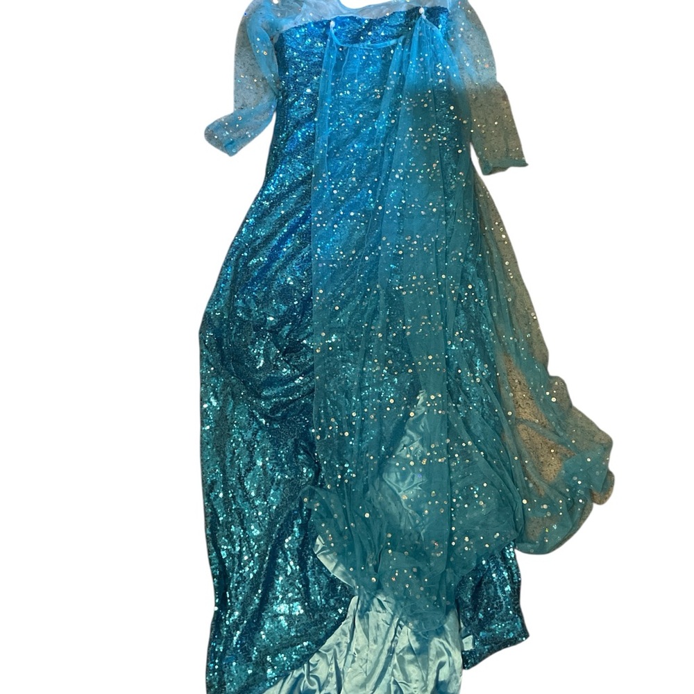 Frozen Elsa Costume Dress – Blue Sparkle